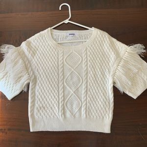 Cropped sweater (or wear with high waisted jeans)
